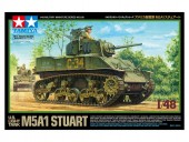 Tamiya 32606 1:48 U.S. Light Tank M5A1 Stuart - include 1 commander torso figure