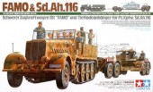 TAMIYA 35246 1:35 German 18 Ton Heavy Half-Track Famo and Tank Transporter Sd.Ah.116