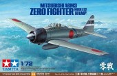 TAMIYA 60784 1:72 Mitsubishi A6M3 Zero Fighter Model 32 Hamp
