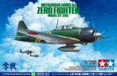 TAMIYA 60785 1:72 Mitsubishi A6M3/3a Zero Fighter Model 22 (Zeke)