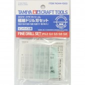 TAMIYA 74044 Fine Drill Set 0,3 - 0,8mm