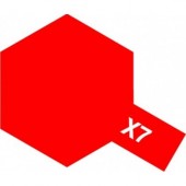 TAMIYA 81007 X-7 Red - Acrylic Paint (Gloss) 23 ml 