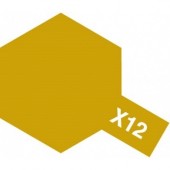 TAMIYA 81012 X-12 Gold Leaf - Acrylic Paint (Gloss) 23 ml 