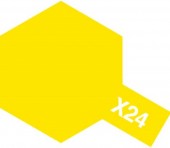 TAMIYA 81024 X-24 Clear Yellow - Acrylic Paint (Gloss) 23 ml 