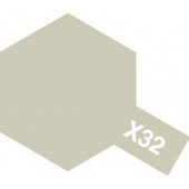 TAMIYA 81032 X-32 Titanium Silver - Acrylic Paint (Gloss) 23 ml 