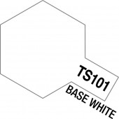 TAMIYA 85101 TS-101 Base White, flat - Spray Paint (100 ml)