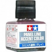 TAMIYA 87133 Panel Line Accent Color (Gray) - 40ml