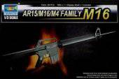 Trumpeter 01901 AR15/M16/M4 FAMILY-M16 1:3