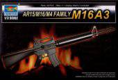 Trumpeter 01911 AR15/M16/M4 FAMILY-M16A3 1:3