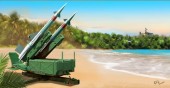 Trumpeter 02353 Soviet 5P71 Launcher with 5V27 Missile Pechora (SA-3B Goa) Rounds Loaded 1:35