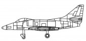Trumpeter 03472 A-4C Sky Hawk 1:700
