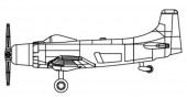 Trumpeter 03475 A-1 Skyraider 1:700