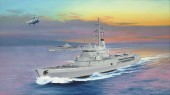 Trumpeter 05636 French Navy Helicopter Cruiser Jeanne d'Arc 1964 1:350