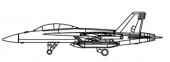 Trumpeter 06289 EA-18G Growler 1:350