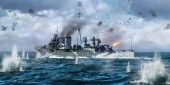 Trumpeter 06742 HMS Colombo 1:700