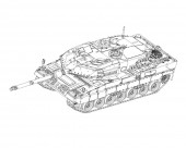 Trumpeter 07191 German Leopard 2A6 MBT 1:72