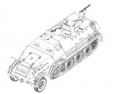 Trumpeter 07404 Sd.Kfz.8 Gepanzerte 12t 1:72