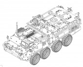 Trumpeter 07423 M1130 Stryker Command Vehicle 1:72