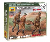 Zvezda 6152 1:72 Soviet Medical Personnel 1941-42 4 Figures