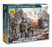 Zvezda 6180 1:72 1:72 German Elite Troops 1941-1943 5 Figures