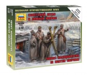 Zvezda 6231 1:72 Soviet Hq Winter 4 Figures
