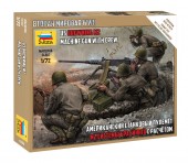 ZVEZDA 6286 1:72 American machine gun M2 Browning system with crew â€“ snap-fit