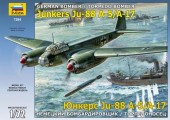 ZVEZDA 7284 1:72 Junkers Ju 88A-5/A-17 