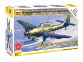 Zvezda 7323 1:72 German Dive Bomber JU-87B-2/U4 STUKA with skis - Snap-fit