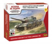 Zvezda 7432 1:100 German Main Battle Tank Leopard 1A5 - SnapFit