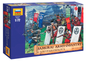 Zvezda 8017 1:72 Samuray Infantry 44 Figures