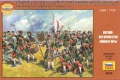 ZVEZDA 8049 1:72 Russian Infantry (Peter the Great) - 43 figures