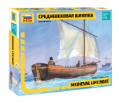 Zvezda 9033 1:72 Medieval Life Boat