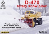 ZZ Modell ZZ-T87014 D-470 rotary snow plow 1:87