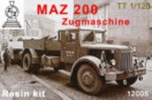 ZZ Modell ZZ12005  MAZ-200 Zugmashine 1:120